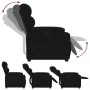 Sillón reclinable elevable terciopelo negro de , Sillones - Ref: Foro24-3205098, Precio: 282,08 €, Descuento: %
