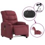 Sillón de masaje reclinable eléctrico tela rojo tinto de , Sillones - Ref: Foro24-3206639, Precio: 309,30 €, Descuento: %