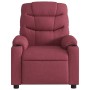 Sillón de masaje reclinable eléctrico tela rojo tinto de , Sillones - Ref: Foro24-3206639, Precio: 309,30 €, Descuento: %