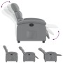 Sillón reclinable eléctrico tela gris claro de , Sillones - Ref: Foro24-3203954, Precio: 229,28 €, Descuento: %