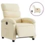 Sillón reclinable eléctrico de tela crema de , Sillones - Ref: Foro24-3203963, Precio: 242,34 €, Descuento: %