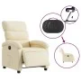 Sillón reclinable eléctrico de tela crema de , Sillones - Ref: Foro24-3203963, Precio: 242,34 €, Descuento: %