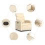 Sillón reclinable eléctrico de tela crema de , Sillones - Ref: Foro24-3203963, Precio: 234,43 €, Descuento: %