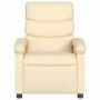 Sillón reclinable eléctrico de tela crema de , Sillones - Ref: Foro24-3203963, Precio: 242,34 €, Descuento: %