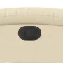 Sillón reclinable eléctrico de tela crema de , Sillones - Ref: Foro24-3203963, Precio: 242,34 €, Descuento: %