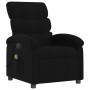 Sillón reclinable de masaje eléctrico tela negro de , Sillones - Ref: Foro24-3203968, Precio: 250,30 €, Descuento: %