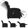 Sillón reclinable de masaje eléctrico tela negro de , Sillones - Ref: Foro24-3203968, Precio: 253,79 €, Descuento: %