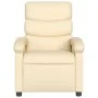 Cream fabric electric massage recliner by , Armchairs - Ref: Foro24-3203975, Price: 295,68 €, Discount: %