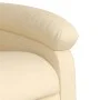 Cream fabric electric massage recliner by , Armchairs - Ref: Foro24-3203975, Price: 295,68 €, Discount: %