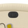 Sillón reclinable de masaje eléctrico tela color crema de , Sillones - Ref: Foro24-3203975, Precio: 289,66 €, Descuento: %
