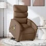Silla de masaje reclinable de pie de tela marrón de , Sillones - Ref: Foro24-3203994, Precio: 289,27 €, Descuento: %