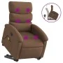 Silla de masaje reclinable de pie de tela marrón de , Sillones - Ref: Foro24-3203994, Precio: 289,27 €, Descuento: %