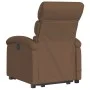 Silla de masaje reclinable de pie de tela marrón de , Sillones - Ref: Foro24-3203994, Precio: 289,27 €, Descuento: %