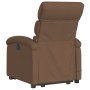 Silla de masaje reclinable de pie de tela marrón de , Sillones - Ref: Foro24-3203994, Precio: 270,66 €, Descuento: %