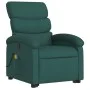 Silla de masaje reclinable de pie de tela verde oscura de , Sillones - Ref: Foro24-3203996, Precio: 309,70 €, Descuento: %