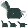 Silla de masaje reclinable de pie de tela verde oscura de , Sillones - Ref: Foro24-3203996, Precio: 309,70 €, Descuento: %