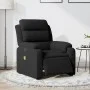 Sillón reclinable de masaje eléctrico terciopelo negro de , Sillones - Ref: Foro24-3205087, Precio: 268,90 €, Descuento: %