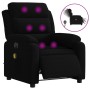 Sillón reclinable de masaje eléctrico terciopelo negro de , Sillones - Ref: Foro24-3205087, Precio: 268,97 €, Descuento: %