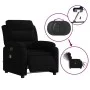 Sillón reclinable de masaje eléctrico terciopelo negro de , Sillones - Ref: Foro24-3205087, Precio: 268,90 €, Descuento: %
