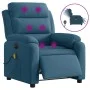 Sillón reclinable de masaje eléctrico terciopelo azul de , Sillones - Ref: Foro24-3205091, Precio: 301,92 €, Descuento: %