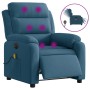 Sillón reclinable de masaje eléctrico terciopelo azul de , Sillones - Ref: Foro24-3205091, Precio: 299,79 €, Descuento: %