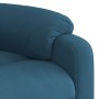 Sillón reclinable de masaje eléctrico terciopelo azul de , Sillones - Ref: Foro24-3205091, Precio: 299,79 €, Descuento: %