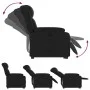 Sillón reclinable elevable eléctrico de cuero sintético negro de , Sillones - Ref: Foro24-3205278, Precio: 353,21 €, Descuent...