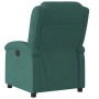 Sillón reclinable eléctrico de terciopelo verde oscuro de , Sillones - Ref: Foro24-3204280, Precio: 243,21 €, Descuento: %