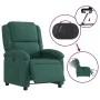 Sillón reclinable eléctrico de terciopelo verde oscuro de , Sillones - Ref: Foro24-3204280, Precio: 240,58 €, Descuento: %