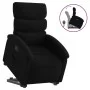 Sillón reclinable elevable tela negro de , Sillones - Ref: Foro24-3203980, Precio: 270,58 €, Descuento: %