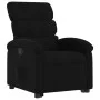 Sillón reclinable elevable tela negro de , Sillones - Ref: Foro24-3203980, Precio: 270,58 €, Descuento: %