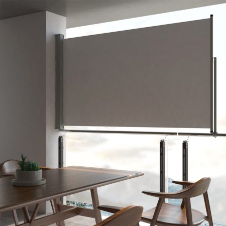 Toldo lateral retráctil para patio 140x300 cm gris de vidaXL, Sombrillas - Ref: Foro24-45192, Precio: 86,33 €, Descuento: %