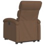Sillón reclinable elevable de tela marrón de , Sillones - Ref: Foro24-3203982, Precio: 256,22 €, Descuento: %