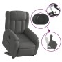 Sillón reclinable elevable de tela gris oscuro de , Sillones - Ref: Foro24-3205317, Precio: 282,43 €, Descuento: %
