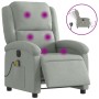 Sillón reclinable de masaje eléctrico terciopelo gris claro de , Sillones - Ref: Foro24-3204289, Precio: 262,75 €, Descuento: %