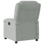 Sillón reclinable de masaje eléctrico terciopelo gris claro de , Sillones - Ref: Foro24-3204289, Precio: 262,75 €, Descuento: %