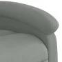 Sillón reclinable de masaje eléctrico terciopelo gris claro de , Sillones - Ref: Foro24-3204289, Precio: 267,74 €, Descuento: %