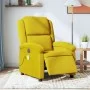 Sillón reclinable de masaje eléctrico terciopelo amarillo de , Sillones - Ref: Foro24-3204296, Precio: 277,96 €, Descuento: %