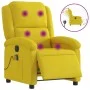 Sillón reclinable de masaje eléctrico terciopelo amarillo de , Sillones - Ref: Foro24-3204296, Precio: 277,96 €, Descuento: %