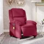 Sillón reclinable de masaje eléctrico terciopelo rojo tinto de , Sillones - Ref: Foro24-3204294, Precio: 293,63 €, Descuento: %