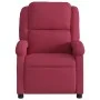 Sillón reclinable de masaje eléctrico terciopelo rojo tinto de , Sillones - Ref: Foro24-3204294, Precio: 293,63 €, Descuento: %