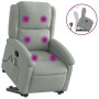 Sillón reclinable de masaje elevable terciopelo gris claro de , Sillones - Ref: Foro24-3204311, Precio: 281,55 €, Descuento: %