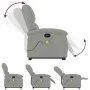 Sillón reclinable de masaje elevable terciopelo gris claro de , Sillones - Ref: Foro24-3204311, Precio: 301,65 €, Descuento: %