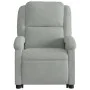 Sillón reclinable de masaje elevable terciopelo gris claro de , Sillones - Ref: Foro24-3204311, Precio: 301,65 €, Descuento: %