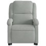 Sillón reclinable de masaje elevable terciopelo gris claro de , Sillones - Ref: Foro24-3204311, Precio: 281,55 €, Descuento: %
