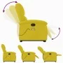 Yellow Velvet Liftable Massage Recliner by , Armchairs - Ref: Foro24-3204318, Price: 313,86 €, Discount: %