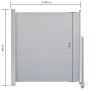 Toldo lateral retráctil para patio 140x300 cm gris de vidaXL, Sombrillas - Ref: Foro24-45192, Precio: 86,33 €, Descuento: %