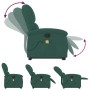 Sillón reclinable de masaje elevable terciopelo verde oscuro de , Sillones - Ref: Foro24-3204313, Precio: 267,35 €, Descuento: %