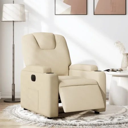 Cream Fabric Power Recliner by , Armchairs - Ref: Foro24-3204353, Price: 249,33 €, Discount: %