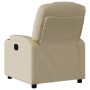 Sillón reclinable eléctrico de tela crema de , Sillones - Ref: Foro24-3204353, Precio: 244,75 €, Descuento: %
